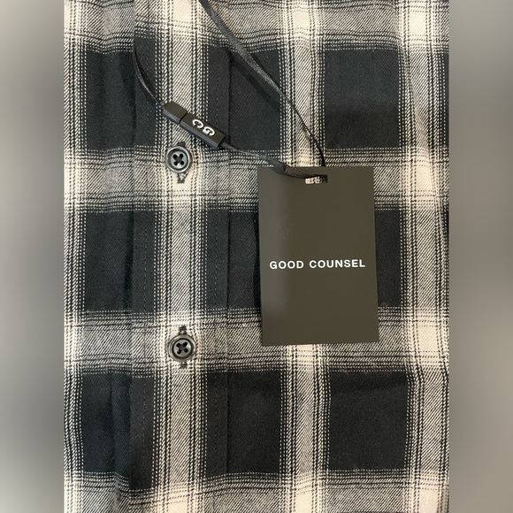 Good Counsel *NWT* 100% Cotton Button down. Size L - Picture 5 of 7